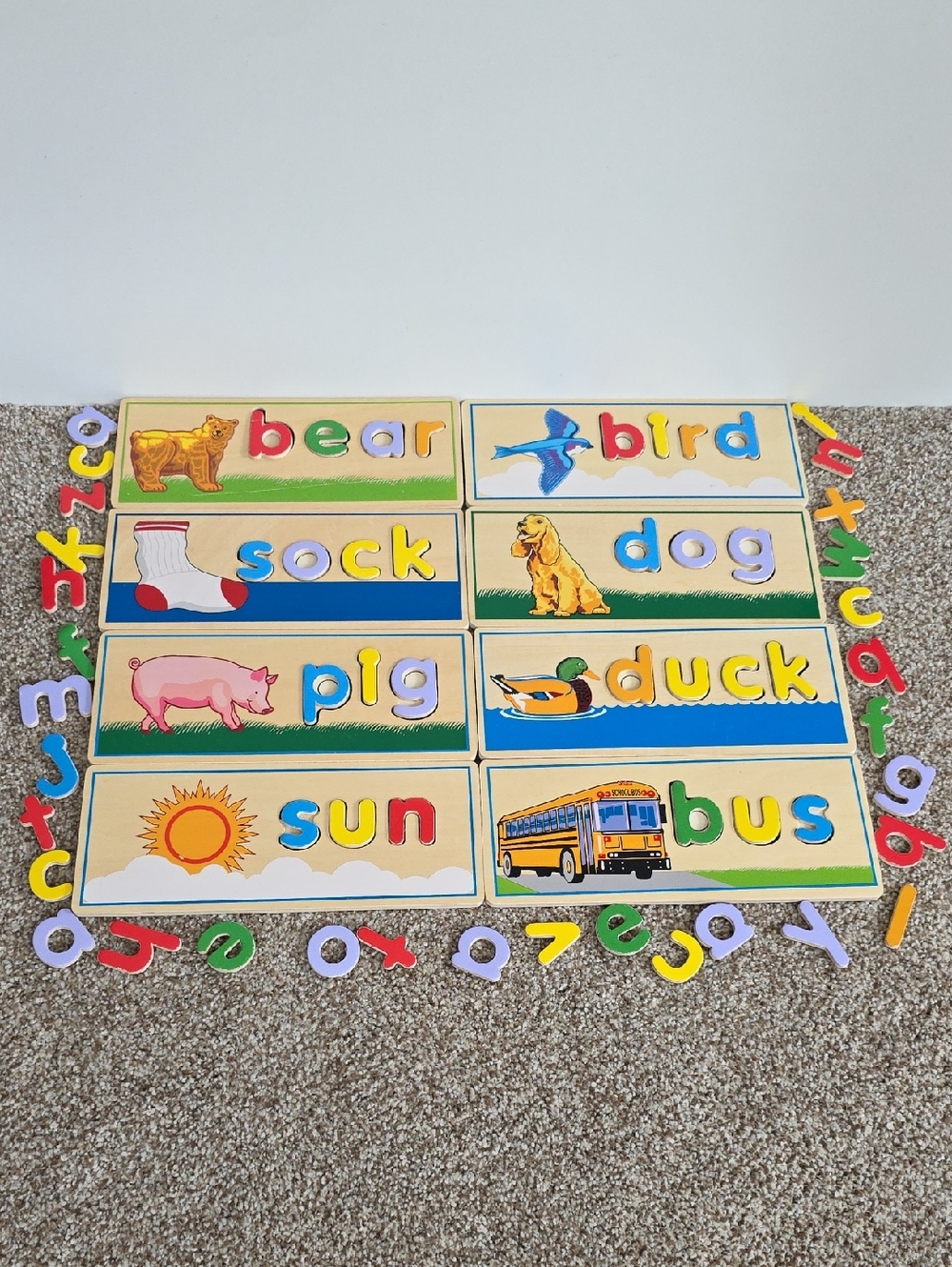 Melissa & Doug See & Spell Wooden Puzzle - Preschool